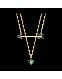 Колье из золочёного серебра с фианитами Sokolov