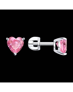 Серьги из серебра с фианитами Sokolov