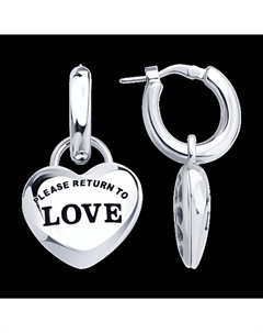 Серьги из серебра с эмалью Sokolov