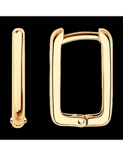 Серьги из золочёного серебра Sokolov