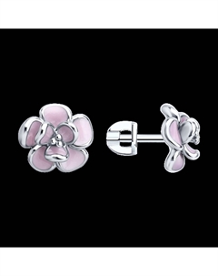 Серьги из серебра с эмалью Sokolov