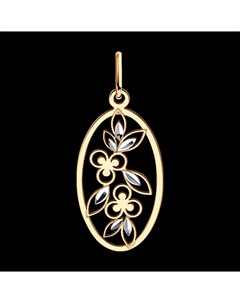 Подвеска из золота с алмазной гранью Sokolov