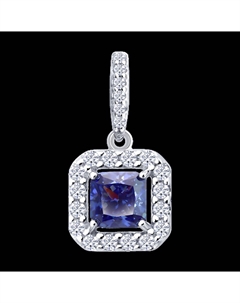 Подвеска из серебра с фианитами Sokolov