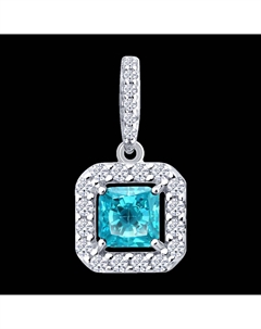 Подвеска из серебра с фианитами Sokolov