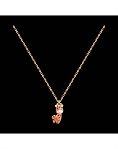 Колье из золочёного серебра с эмалью Sokolov