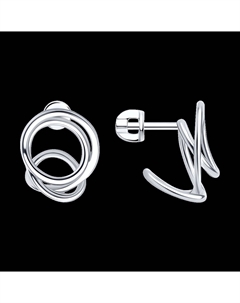 Серьги из серебра Sokolov