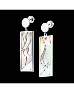 Серьги из серебра с перламутром Sokolov