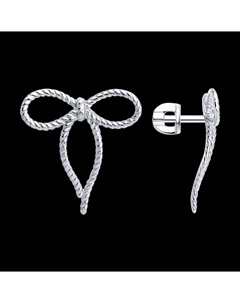 Серьги из серебра Sokolov
