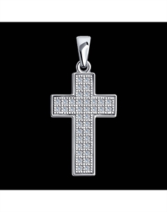 Подвеска из серебра с фианитами Sokolov