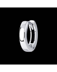 Серьга из чернёного серебра Sokolov