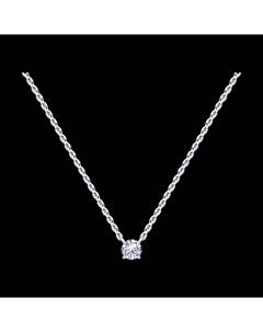 Колье из серебра с фианитом Sokolov