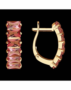 Серьги из золота с турмалином Sokolov