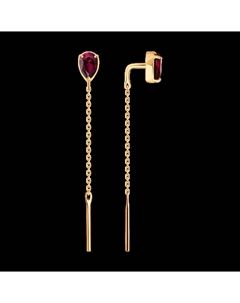 Серьги из золота с рубинами Sokolov