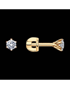 Серьги из золота с бриллиантами Sokolov