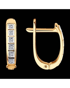 Серьги из золота с бриллиантами Sokolov