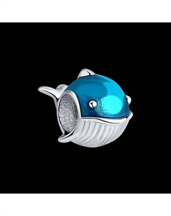 Подвеска-шарм из серебра с эмалью Sokolov