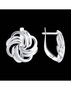 Серьги из серебра Sokolov