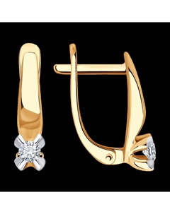 Серьги из золота с бриллиантами Sokolov