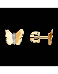 Серьги из золота с бриллиантами Sokolov