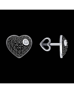 Серьги из белого золота с бриллиантами Sokolov