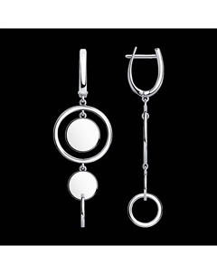 Серьги из серебра Sokolov