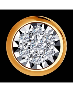 Подвеска из комбинированного золота с бриллиантами Sokolov