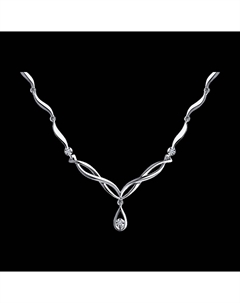 Колье из белого золота с бриллиантами Sokolov