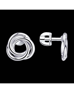 Серьги из серебра Sokolov