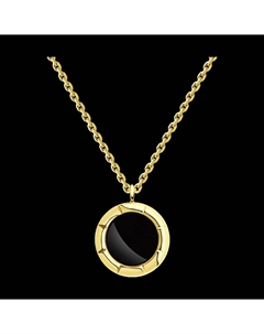 Колье из желтого золота с агатом Sokolov