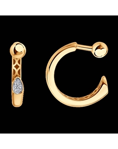 Серьги из золота с бриллиантами Sokolov