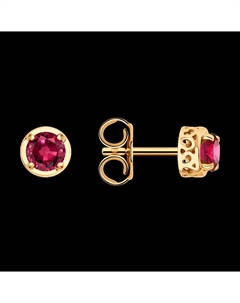 Серьги из золота с рубинами Sokolov