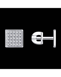 Серьги из белого золота с бриллиантами Sokolov