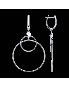 Серьги из серебра Sokolov