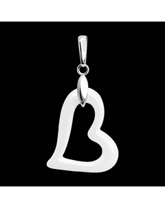 Подвеска из серебра с керамической вставкой Sokolov