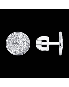 Серьги из белого золота с бриллиантами Sokolov