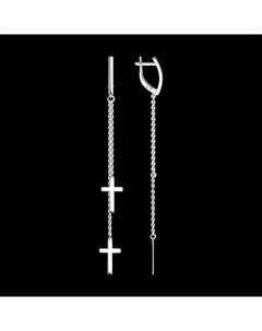 Серьги из серебра Sokolov