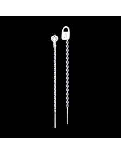 Серьги из серебра Sokolov