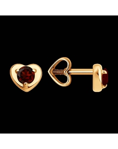 Серьги из золота с гранатами Sokolov