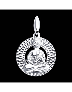 Подвеска из серебра с алмазной гранью Sokolov