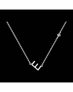 Колье из серебра с бриллиантом Sokolov