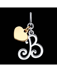 Подвеска-буква из золочёного серебра Sokolov