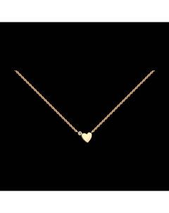 Колье из золочёного серебра с фианитом Sokolov