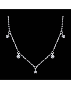 Колье из серебра с фианитами Sokolov