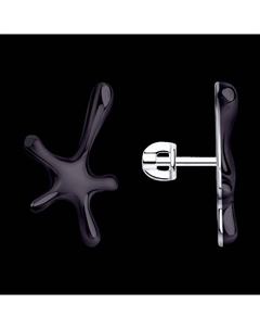 Серьги из серебра с эмалью Sokolov