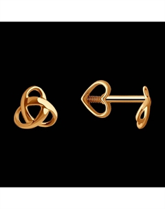 Серьги из золота Sokolov