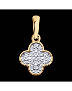 Подвеска из золота с фианитами Sokolov