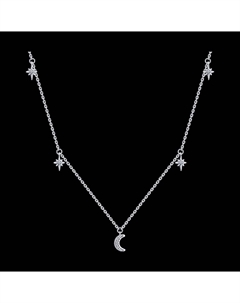 Колье из серебра с фианитами Sokolov