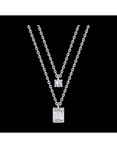 Колье из серебра с фианитами Sokolov