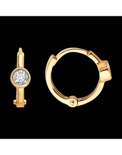 Серьги из золота с фианитами Sokolov