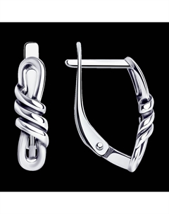 Серьги из чернёного серебра Sokolov